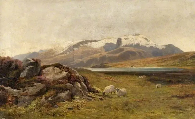 James Alfred Aitken (1846-1897) - Ben Nevis, The First Snow - 3448 - Glasgow Museums Resource Centre