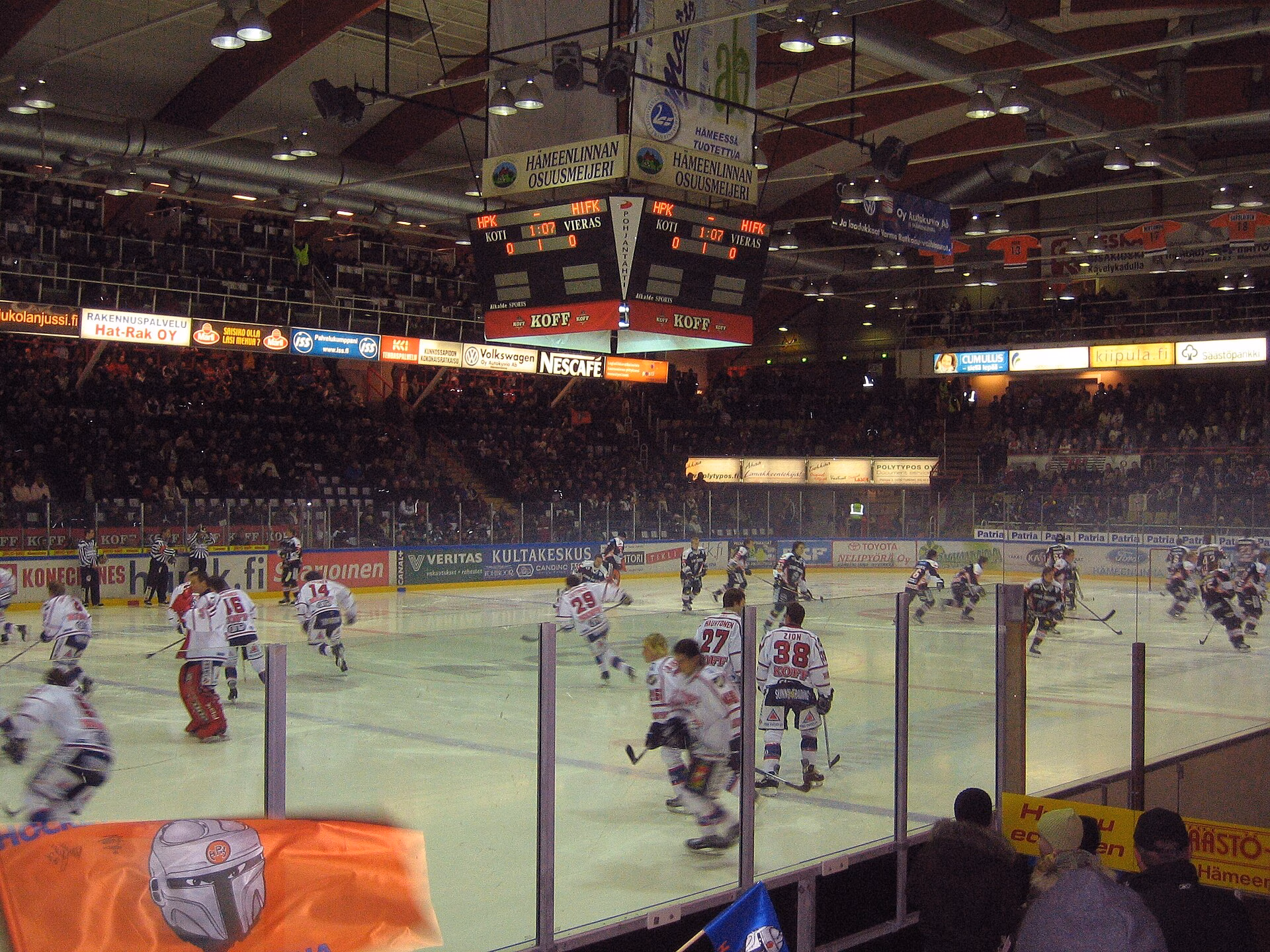 Rinkelinmäki HPK-HIFK lämmittely