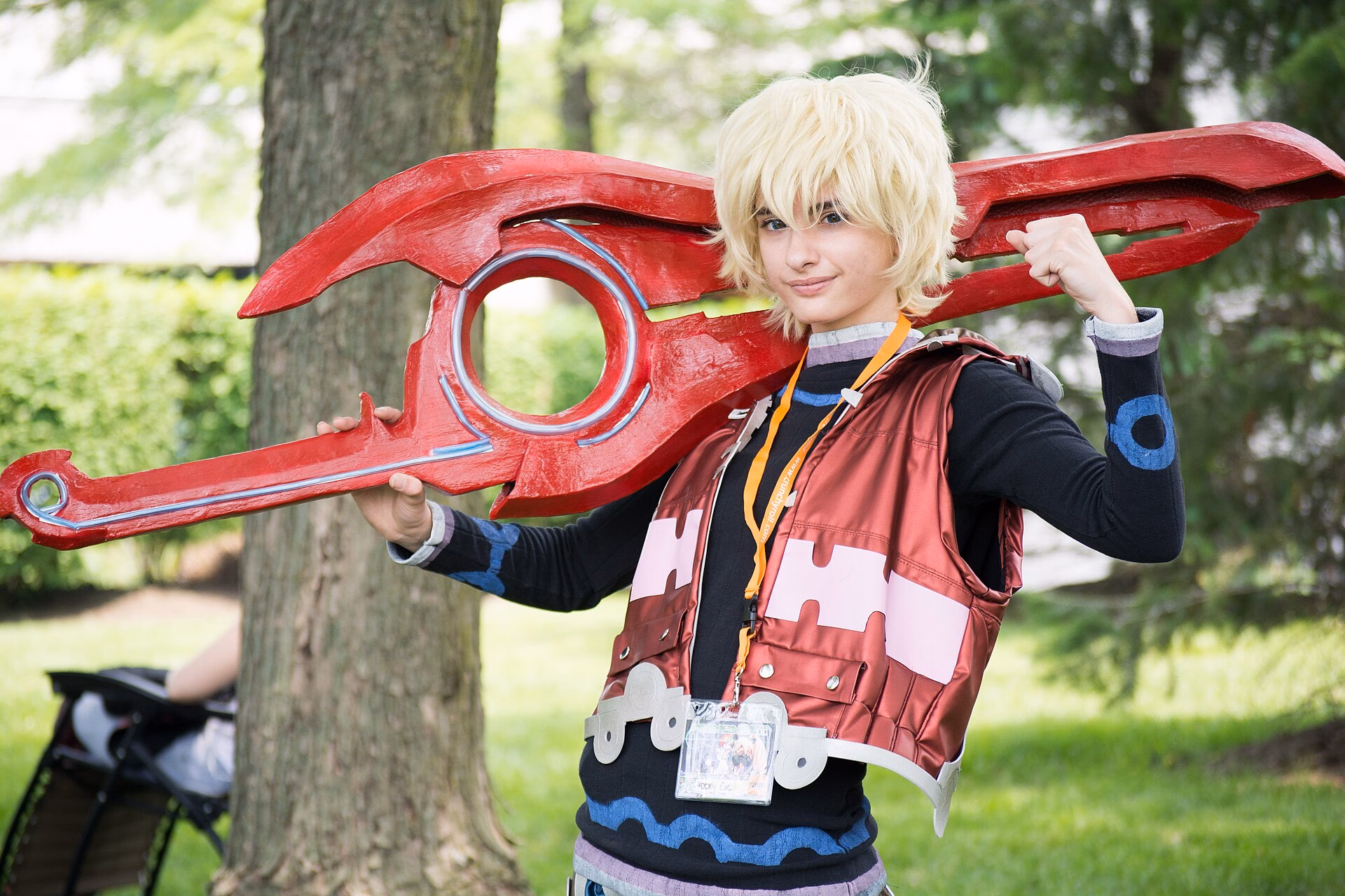 Shulk cosplay