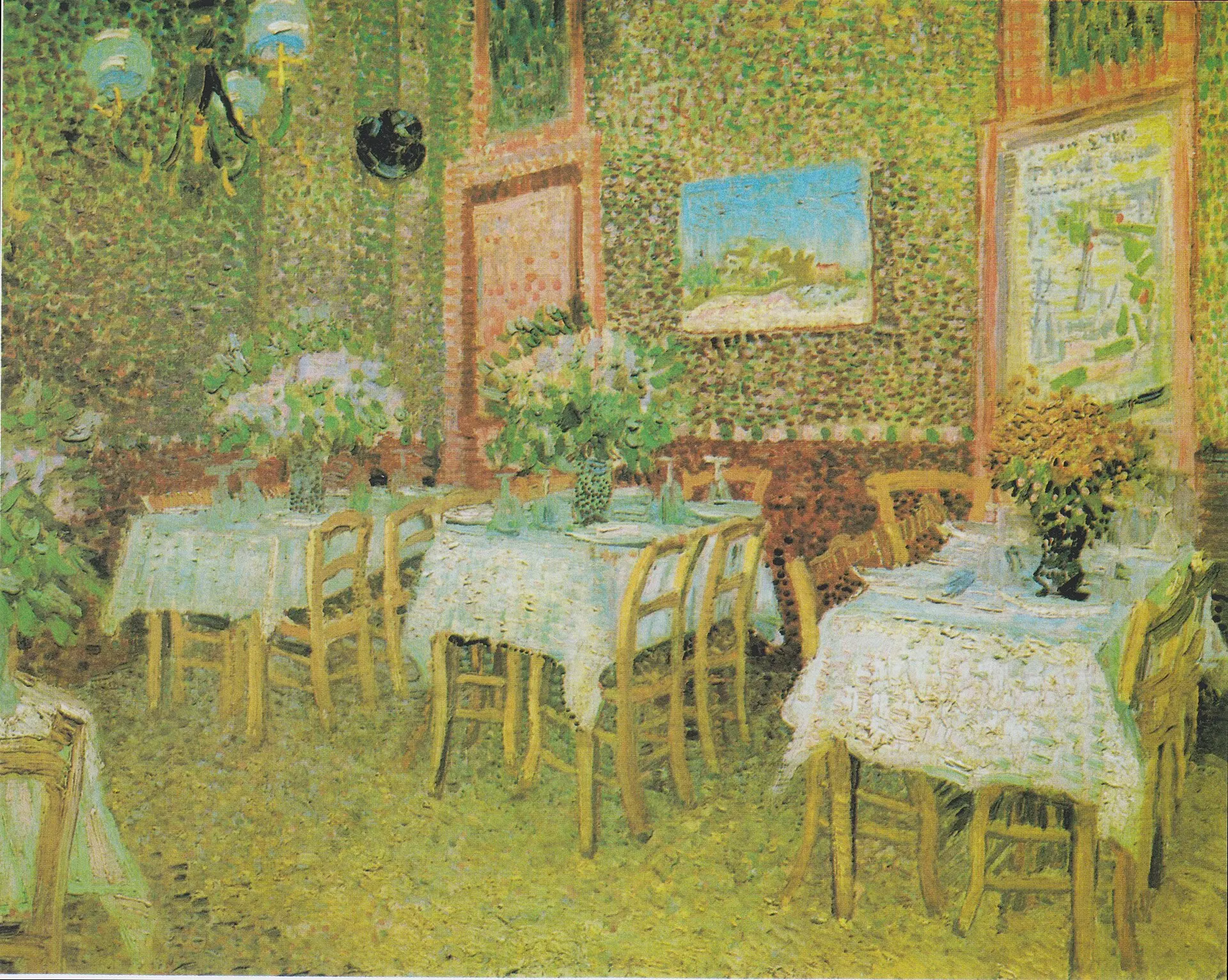 Van Gogh - Interieur eines Restaurants