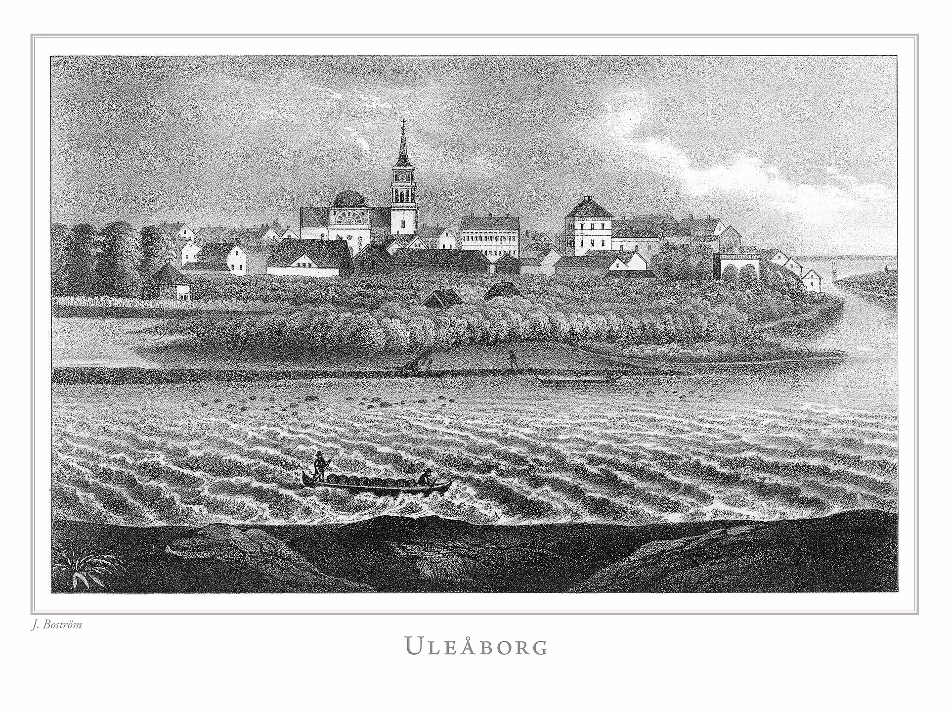 Uleåborg - Jacob Boström - Finland framställdt i teckningar - 112