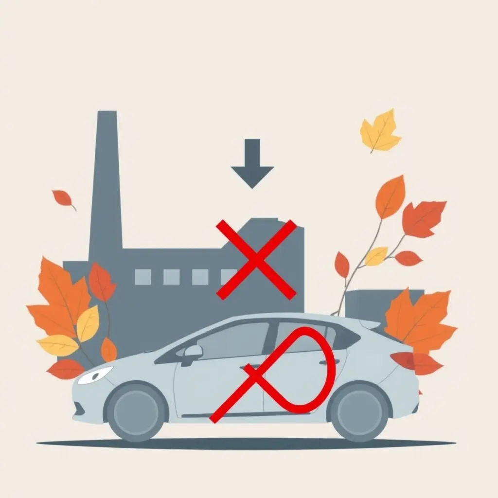 Kuvassa esitetään kaupan rajoituksia ja hybridiautojen vientiä.