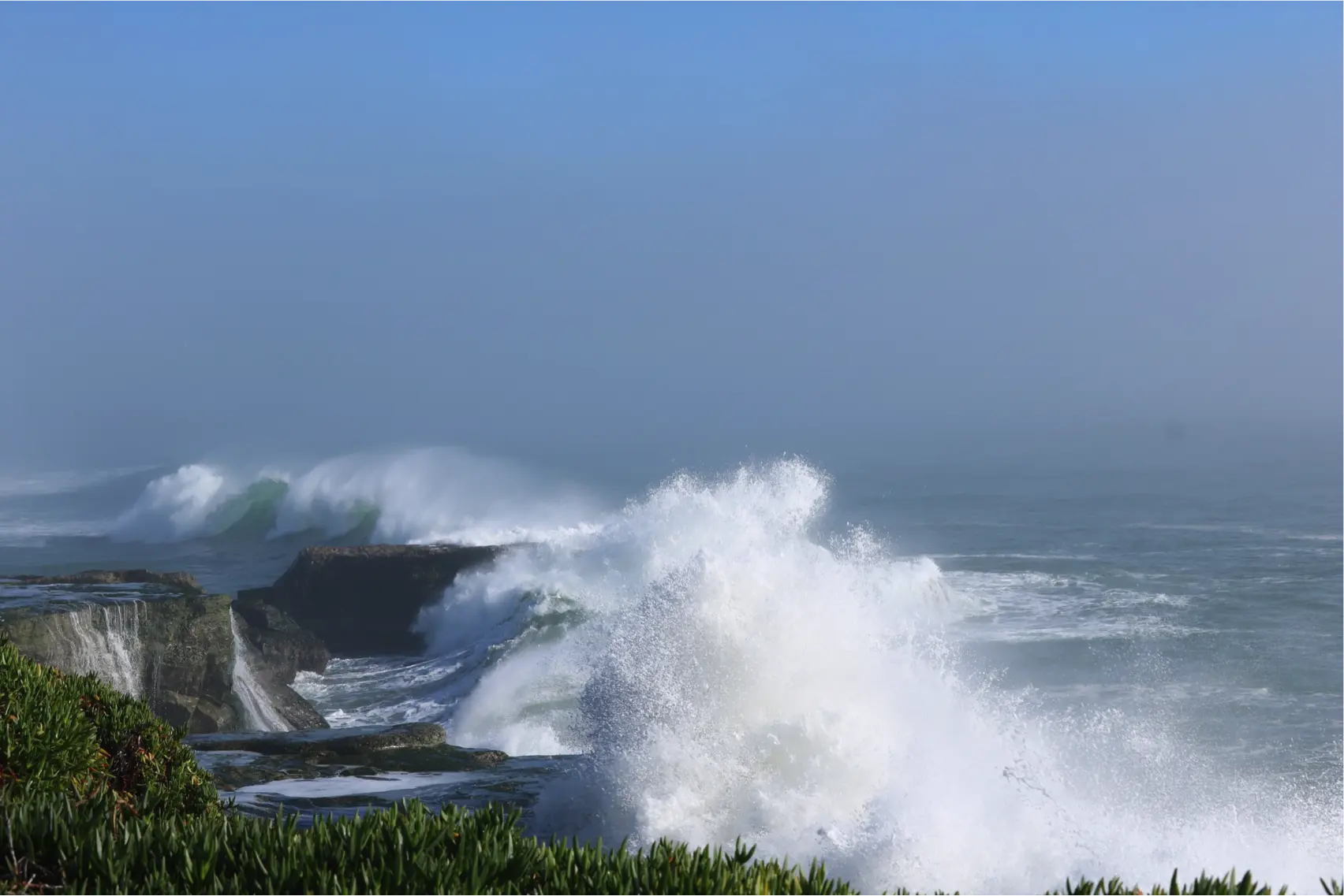 Storm waves in Santa Cruz