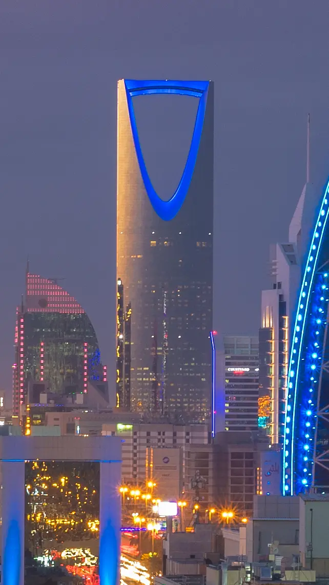 Riyadh Skyline (Kingdom Center)