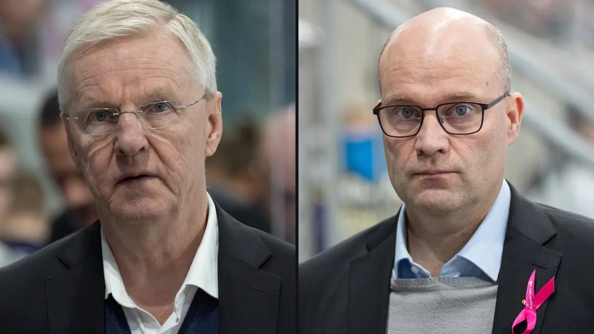 Vasemmalta Kari Jalonen ja Fredrik Norrena