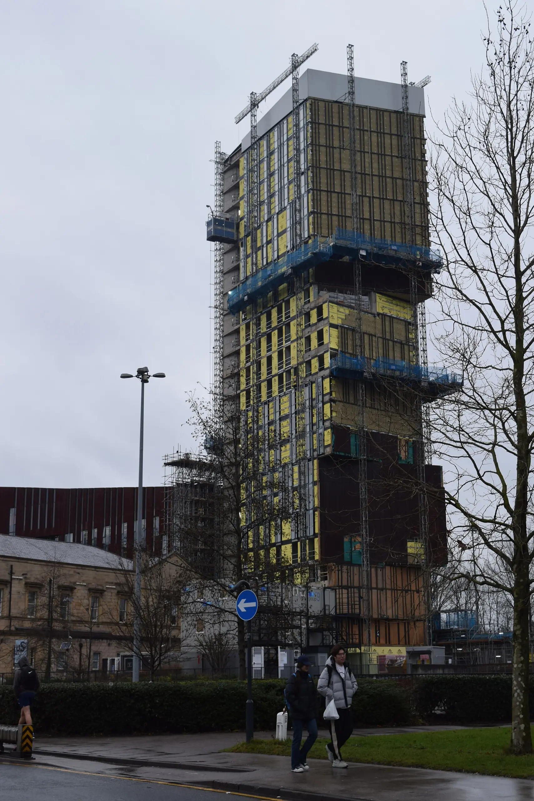Refurbishment of the Broadcasting Tower, Leeds (10th February 2025) 001