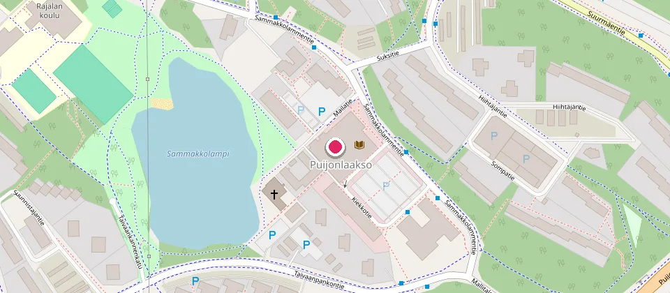 Kartta: S-market Puijonlaakso