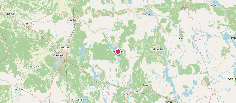 Kartta: Kuortane