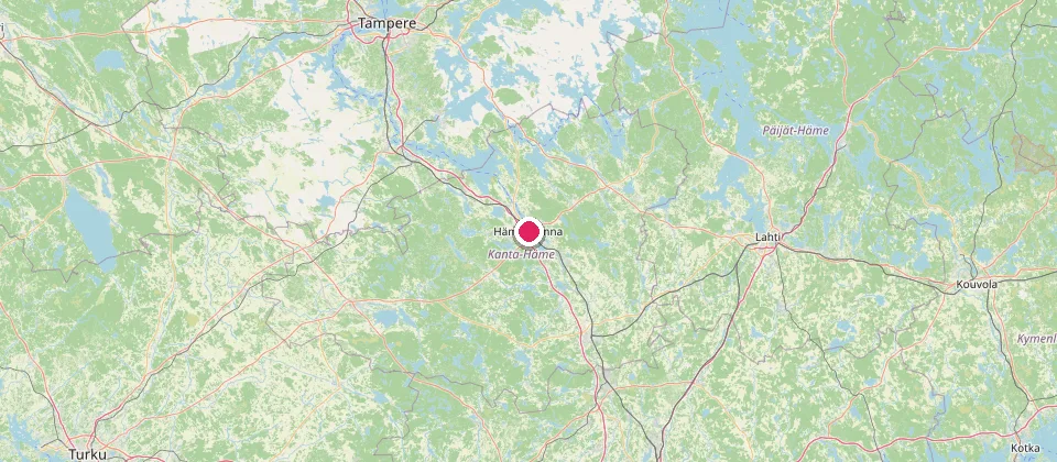 Kartta: Hämeenlinna